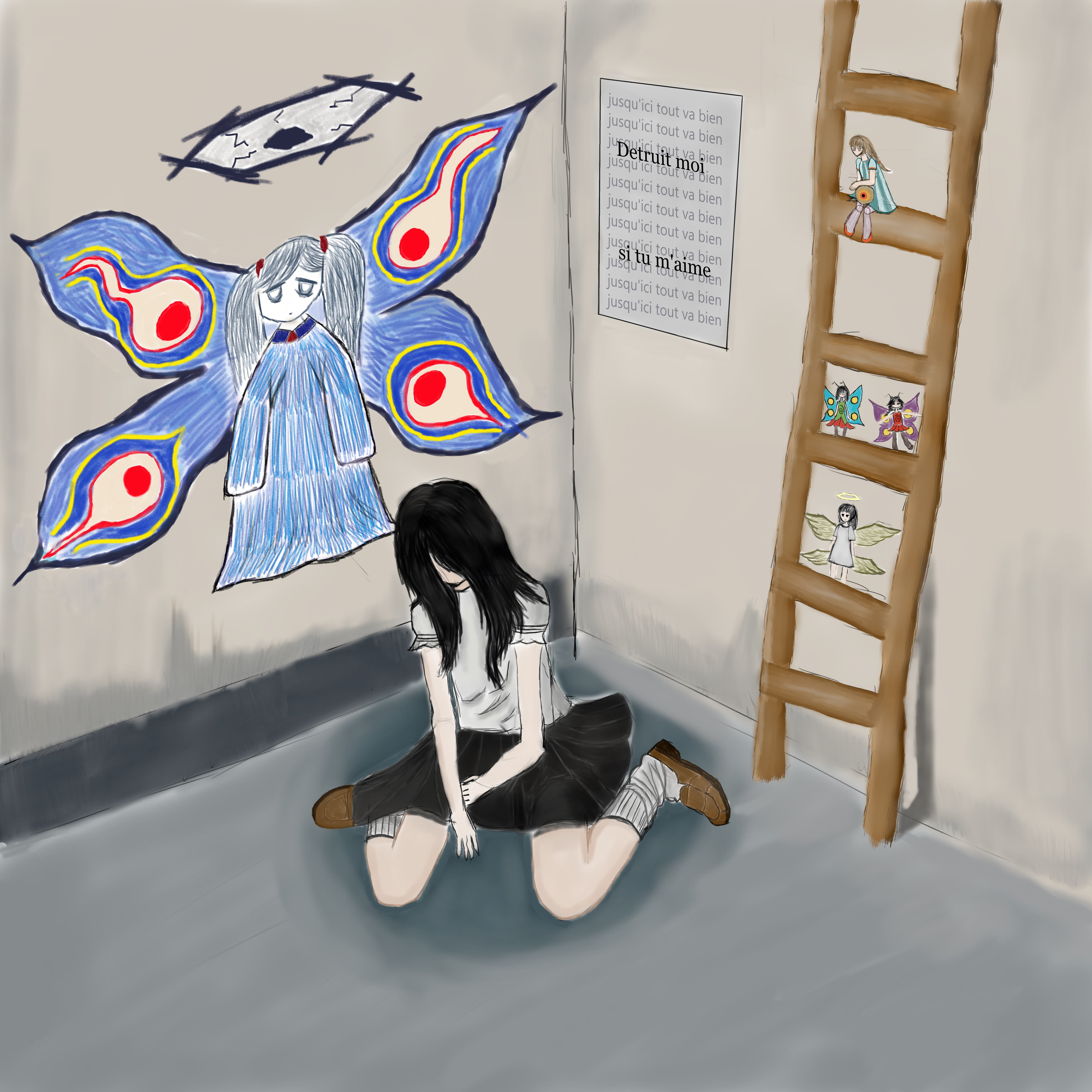 No matter how hard I cryed no one ever heard me